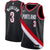 3 C.J. McCollum Portland Trail Blazers 2Swingman Jersey Black - Icon Edition